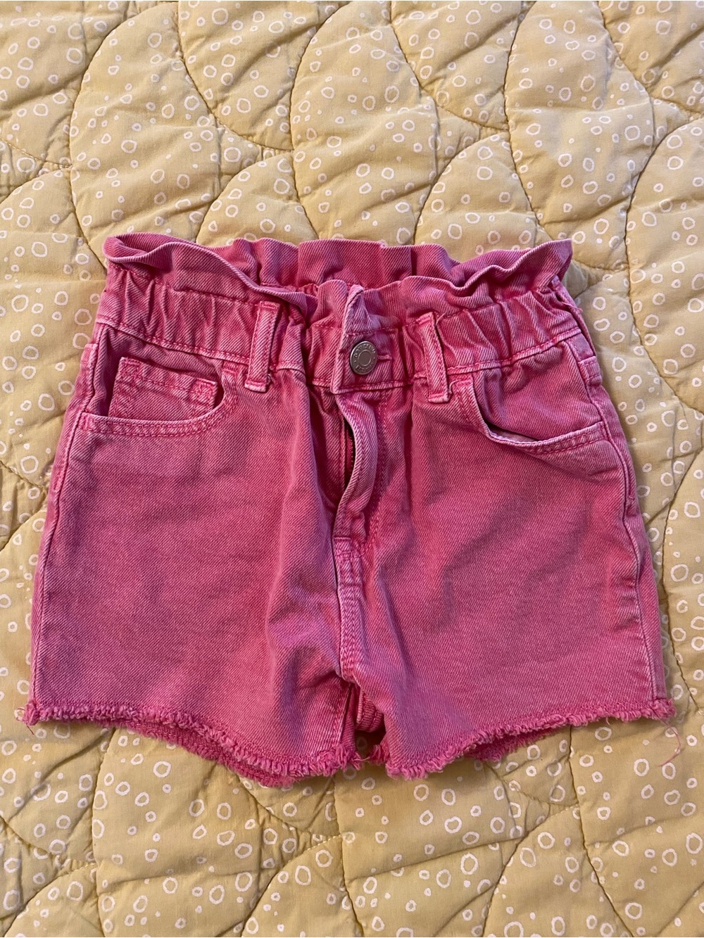 Gap Kids Girls ' Pink Denim Shorts-size 5 years
